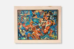 Untitled (Abstract) by Beverly Politi, 1950s, Oil on canvas, offered Apr 2025