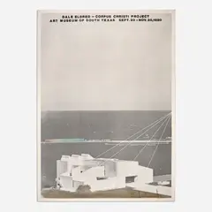 Dale Eldred, Corpus Christi Project poster, 1980 Offset, lithograph