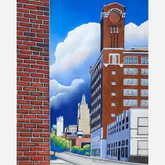 Michael Duane, City #1, 2010, Chalk