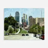 Karen Dreyer, Kansas City, Oil on panel