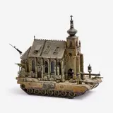 Kris Kuksi, Churchtank [Type 4], 2007, Mixed media