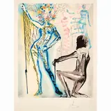 Salvador Dalí, The Fashion Designer (The Ballet of the Flowers)