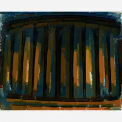 Wilbur Niewald, Trees, 1958, Oil on canvas
