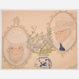 Elizabeth "Grandma" Layton, For Julia, 1990, Colored pencil