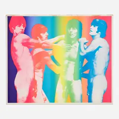 Richard Bernstein, The Nude Beatles, 1968 Offset, lithograph on paper