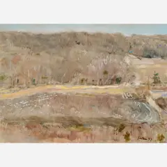Robert Sudlow, Snow Touched, 1999, Oil on paper