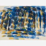 Wilbur Niewald, Argentine I, Watercolor on paper