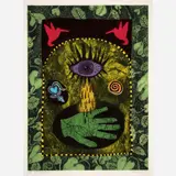 Debra M. Fisher, Evil Eye-Kon, 1990, Color etching