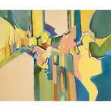 Barbara Mueller, Madame Butterfly, 1970, Acrylic on canvas