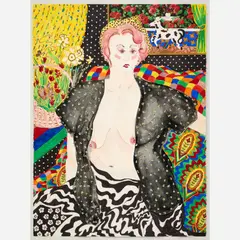 Sandra Sugar, Elsia, Watercolor and ink on paper