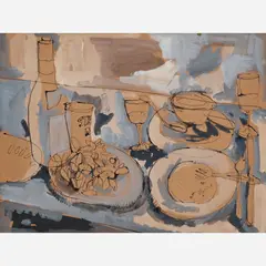 Wayne Ensrud, Moules - Paris (Mussels - Paris), circa 1960s Paint and, ink