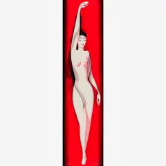 Eyvind Earle, Black Silken Hair, 1995, Serigraph