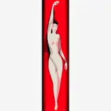 Eyvind Earle, Black Silken Hair, 1995, Serigraph