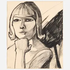 Theophilus Brown, Untitled, 1967, Charcoal on paper