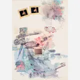 Robert Rauschenberg, Lichen, 1972, Serigraph