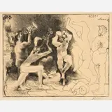La Danse des Faunes by Pablo Picasso, 1957, Lithograph on paper, sold Mar 2025