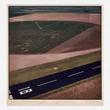 Terry Evans, Kearney, Nebraska Airport, June 13, 1990 Chromogenic color print 14 3/4" x 14 3/4" (image), Pencil