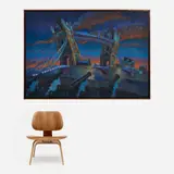 John A. Parks, Tower Bridge, 1985, Oil on canvas