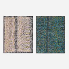 Flesh Tones and Visual Metaphor, each by Nick Vaccaro, circa 1975, Oil, sold Mar 2025