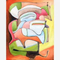 Gregory Kolsto, Certain rodentia have been known to be able to carry up to 10x their shape, 2019, Oil on canvas
