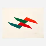 Nick Vaccaro, To a Trap VII, 1969 Color relief on BFK Rives paper 22" x 30" (sheet), Pencil