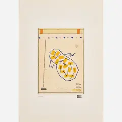 Glenn Goldberg, Eleven A, 1988, Monotype on paper