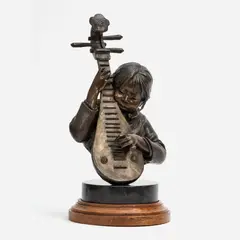 Song of China by Glenna Goodacre, 1995, Patinated bronze, sold Nov 2024