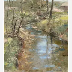 Robert Sudlow, Spring Source #3, 1988, Oil on canvas