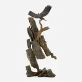 Mark Hopkins, Eagle's Ledge, 1996, Patinated bronze