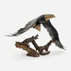 Day Break by Mark Hopkins, 2000, Patinated bronze, sold Nov 2024