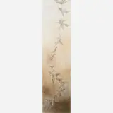 Frederic James, Study of a Falling Leaf, Graphite and chalk on paper