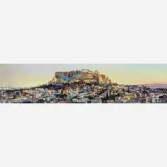 James R. Hamil, Acropolis, Athens, Watercolor on paper