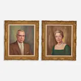 Daniel MacMorris, Harry C. McCray and Jeanette McCray, 1976, oils on canvas