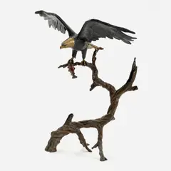 High Point by Mark Hopkins, 2001, Patinated bronze, sold Nov 2024