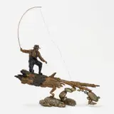 The Take by Mark Hopkins, 1998, Patinated bronze, sold Nov 2024