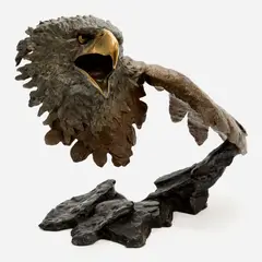 Cry of Freedom by Mark Hopkins, 1994, Patinated bronze, sold Nov 2024