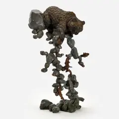Water's Edge by Mark Hopkins, 2003, Patinated bronze, sold Nov 2024