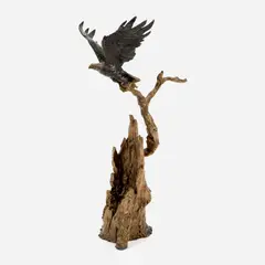 Taking Flight by Mark Hopkins, 2000, Patinated bronze, sold Nov 2024