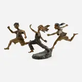 You're It! (Large) by Mark Hopkins, 1998, Patinated bronze, sold Nov 2024