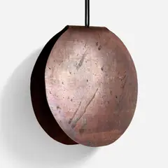 Untitled (Suspended Sounding Gong B-2645), 2022 Silicon by Val Bertoia, bronze, sold Aug 2024
