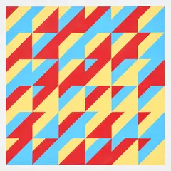 Untitled (RYB) by Robert Blackman, 1980, Acrylic on canvas, offered Aug 2024