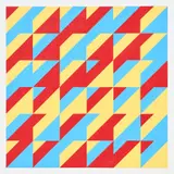 Robert Blackman, Untitled (RYB), 1980, Acrylic on canvas