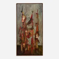 Robert Blackman, The Warrior, 1961, Oil