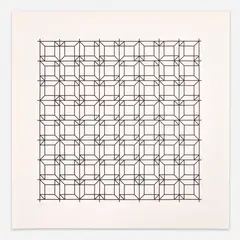 Robert Blackman, Untitled, 1972 Print on paper 22" x 22" Numbered in, pencil