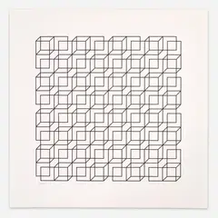 Robert Blackman, Untitled, 1972 Print on paper 22" x 22" Numbered in, pencil