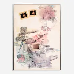 Lichen by Robert Rauschenberg, 1972, Serigraph, sold Aug 2024