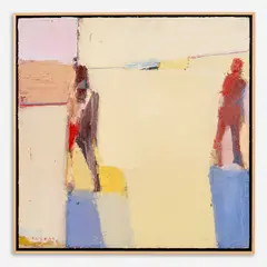 Sandy Ostrau, Between Points, 2004, Oil on board
