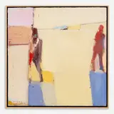 Sandy Ostrau, Between Points, 2004, Oil on board