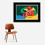 Untitled by Karel Appel, 1971, Color lithograph on paper, sold Aug 2024