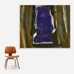 Cocoon by Nick Vaccaro, 1963, Oil on canvas, sold Aug 2024